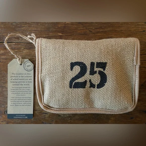 NWT FEED 25 Collapsible Packable Tote Bag - Picture 2 of 6